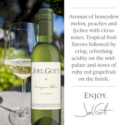 Joel Gott  Sauvignon Blanc White Wine 13.9% ABV Bottle - 375 Ml - Image 2