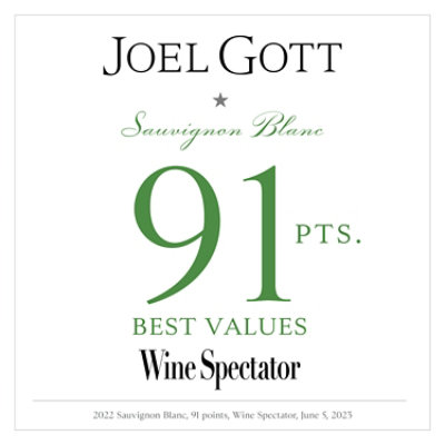 Joel Gott  Sauvignon Blanc White Wine 13.9% ABV Bottle - 375 Ml - Image 3