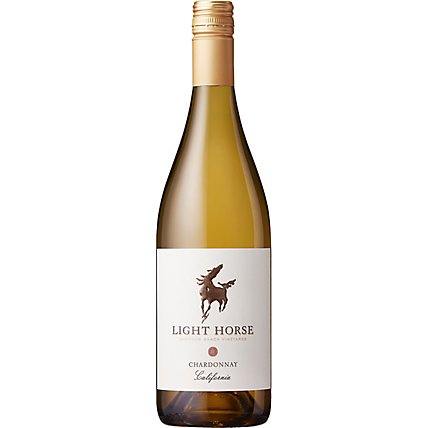 Light Horse Chardonnay Wine - 750 ML - Image 2