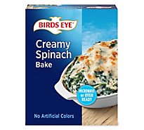 Birds Eye Creamy Spinach Bake Frozen Vegetable - 13 OZ