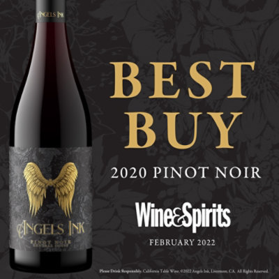 Angels Ink Pinot Noir California Red Wine - 750 Ml - Image 5