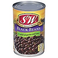 S&w Black Beans Jalapeno/lime - 15 OZ - Image 1
