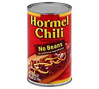 Hormel Chili No Bean - 25 OZ