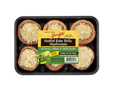 Mushrooms Baby Bella Spinach Stuffed - 8.5 OZ - Image 1