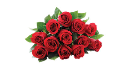 Red Roses 12 Stem Wet Pack - Each - Image 1