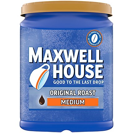 Maxwell House Medium Roast Original Roast Ground Coffee Canister - 42.5 Oz - Image 1