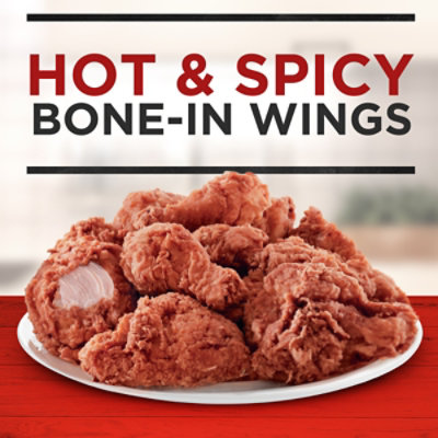 Banquet Hot And Spicy Frozen Bone-In Chicken Wings - 22 Oz - Image 2