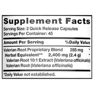 Nature's Truth Valerian Root 1200 mg - 90 Count - Image 4