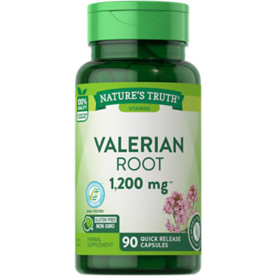 Nature's Truth Valerian Root 1200 mg - 90 Count - Image 1