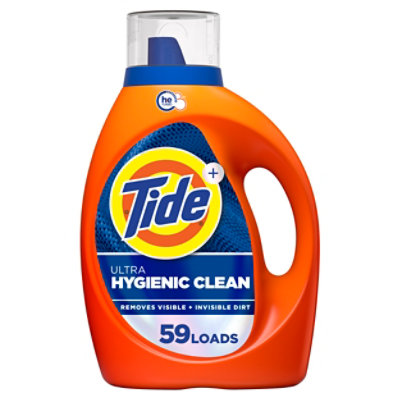 Tide Hygienic Clean Heavy Duty HE Compatible Original Scent Liquid Laundry Detergent - 92 Fl. Oz. - Image 1