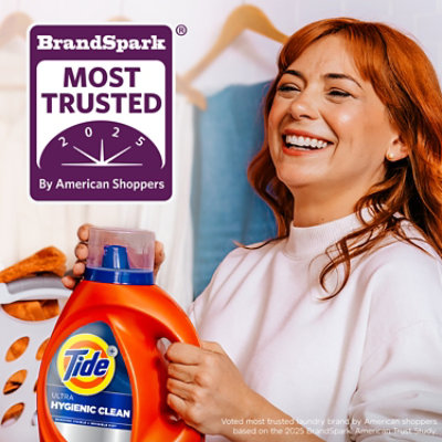 Tide Hygienic Clean Heavy Duty HE Compatible Original Scent Liquid Laundry Detergent - 92 Fl. Oz. - Image 7