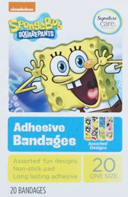 Signature Select/Care Bandages Spongebob Squarepants - 20 CT - Image 2