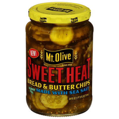 Mt Olive Sweet Heat Bread Butter Chips 24 Fz Acme Markets