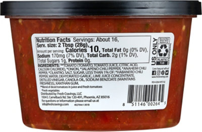 Fresh Cravings Hot Restaurant Style Salsa - 16 Oz - Image 6