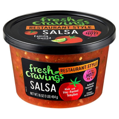 Fresh Cravings Hot Restaurant Style Salsa - 16 Oz