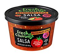 Fresh Cravings Hot Restaurant Style Salsa - 16 Oz