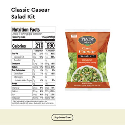 Taylor Farms Salad Caesar Kit - 10 Oz - Image 3