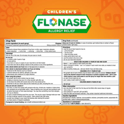 Flonase Childrens Allergy Relief - 72 CT - Image 4