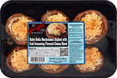 Mushrooms Baby Bella Crab Stuffed - 8.5 OZ - Image 2