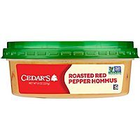 Cedars Roasted Red Pepper Hummus - EA - Image 3