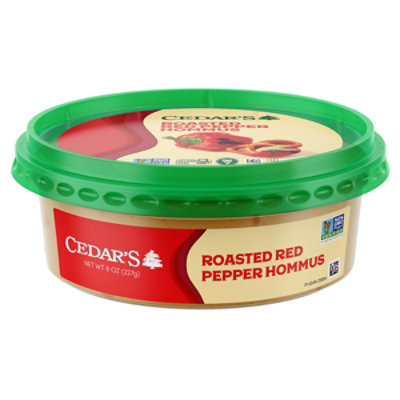 Cedars Roasted Red Pepper Hummus - EA - Image 1