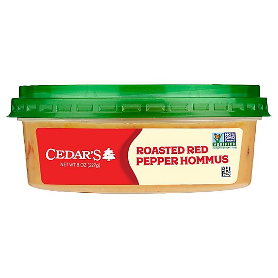 Cedars Roasted Red Pepper Hummus - EA