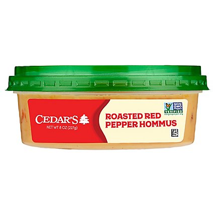 Cedars Roasted Red Pepper Hummus - EA - Image 1