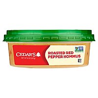 Cedars Roasted Red Pepper Hummus - EA - Image 1