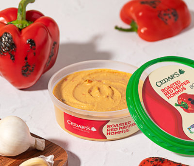 Cedars Roasted Red Pepper Hummus - EA - Image 5