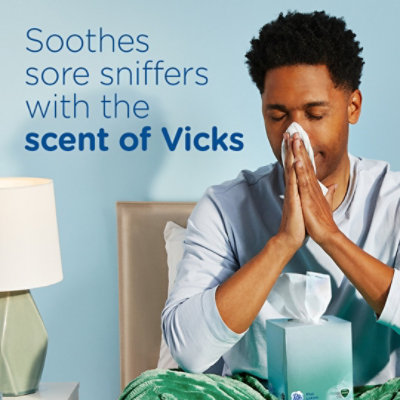 Puffs Plus Lotion Facial Tissue With The Scent Of Vicks 2 Ply - 48 Count - Image 2