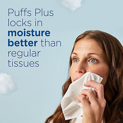 Puffs Plus Lotion Facial Tissue With The Scent Of Vicks 2 Ply - 48 Count - Image 4