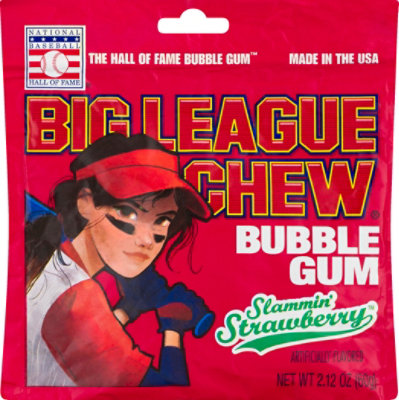 Big League Chew Girl Strawberry - 2.12 OZ - Image 2