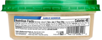 Cedars Hommus Garlic - EA - Image 6