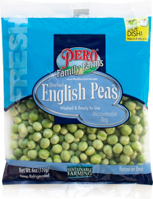 Pero Family Farms English Peas - 6 OZ - Image 2