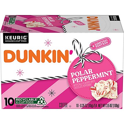 Dunkin' K-Cup Polar Peppermint Coffee Dunkin' K-Cup Polar Peppermint Coffee