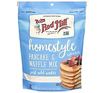 Bobs Red Mill Pancake & Waffle Mix Just Add Water Homestyle - 24 Oz