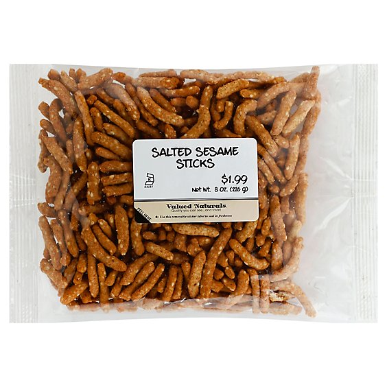 Valued Naturals Salted Sesame Sticks - 7 Oz