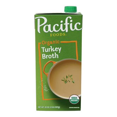 Pacific Foods Organic Turkey Broth - 32 Oz - Image 1