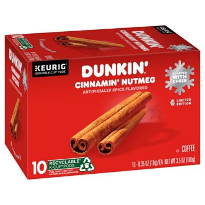 Dunkin Donut K Cup Pods Cinnamon Nutmeg - Each - Image 1