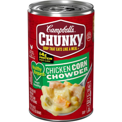 Campbell's Chunky Healthy Request Healthy Request Chicken Corn Chowder Soup - 18.8 Oz