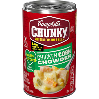 Campbell's Chunky Healthy Request Healthy Request Chicken Corn Chowder Soup - 18.8 Oz - Image 1