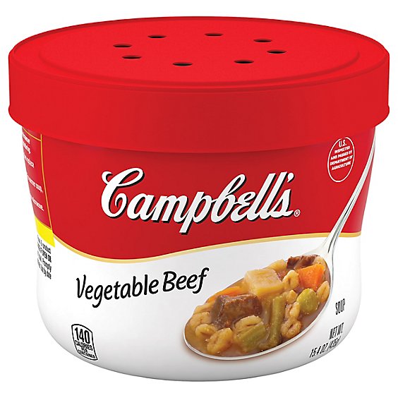 Campbells Vegetable Beef Soup - 15.4 OZ