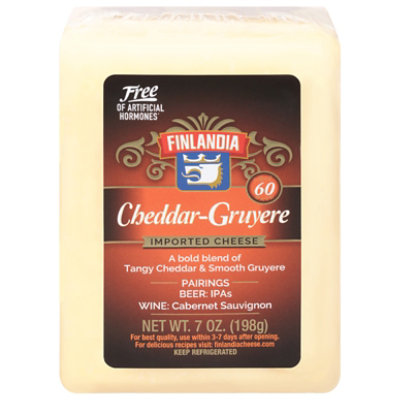 Finlandia Cheddar Gruyere Chunk - 7 OZ - Image 2