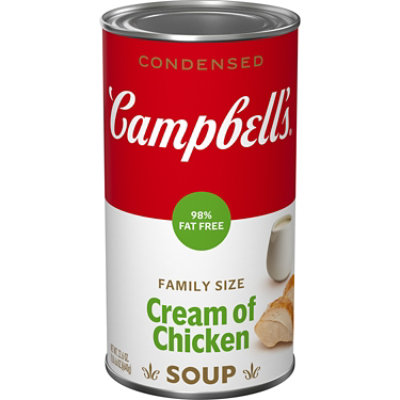 Campbell's Condensed Cream Of Chicken Soup Family Size - 22.6 Oz
