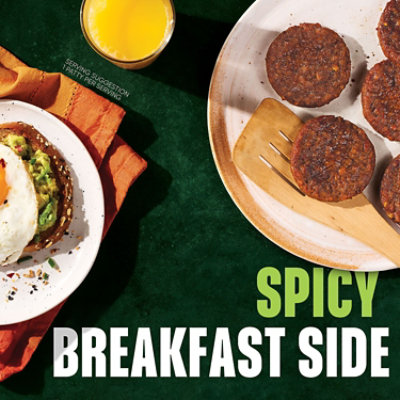 MorningStar Farms Veggie Breakfast Hot and Spicy Vegan Meat - 6 - 8 Oz - Image 2