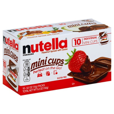 Nutella Mini Ferrero Chocolate Spread (Pack Of 6) 25g 