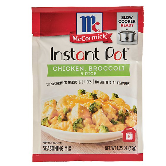McCormick Chicken Broccoli and Rice Instant Pot Seasoning Mix - 1.25 Oz