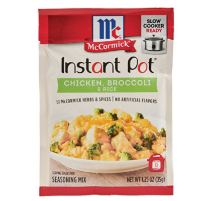 McCormick Chicken Broccoli and Rice Instant Pot Seasoning Mix - 1.25 Oz