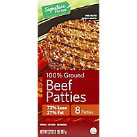 Signature Farms Beef Patties Ground 73%lean - 2 LB - Image 2