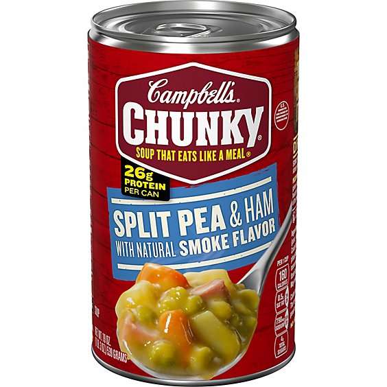 Campbells Chunky Ready To Serve Split Pea And Ham Soup - 19 OZ